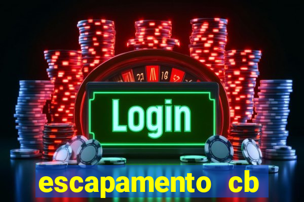 escapamento cb twister 250